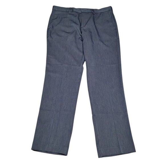 Perry Ellis Portfolio Dress Pants Slim Fit Blue Slacks Professional 36 x 30 - Picture 1 of 6